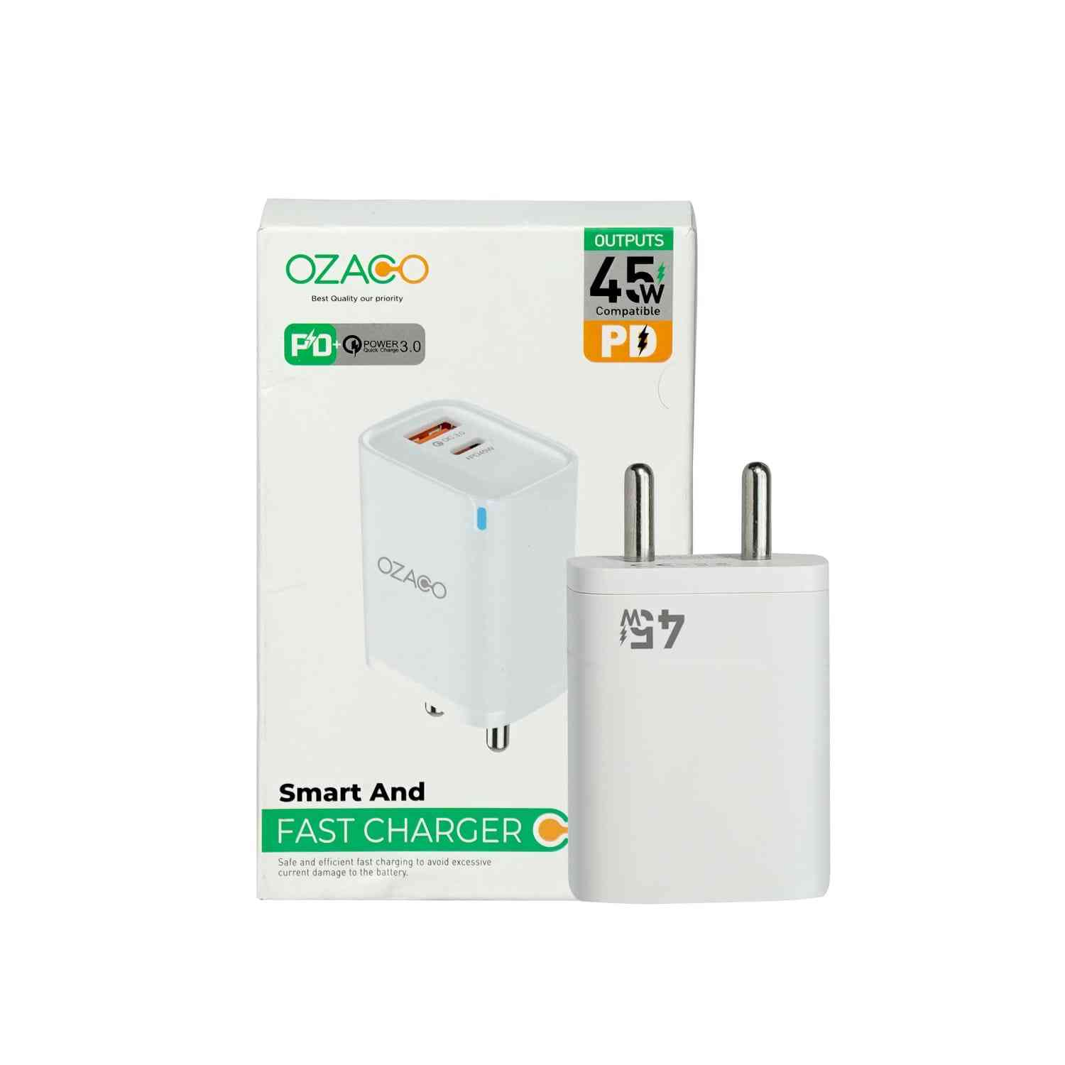 OZACO 45W Fast Charger (Adapter)